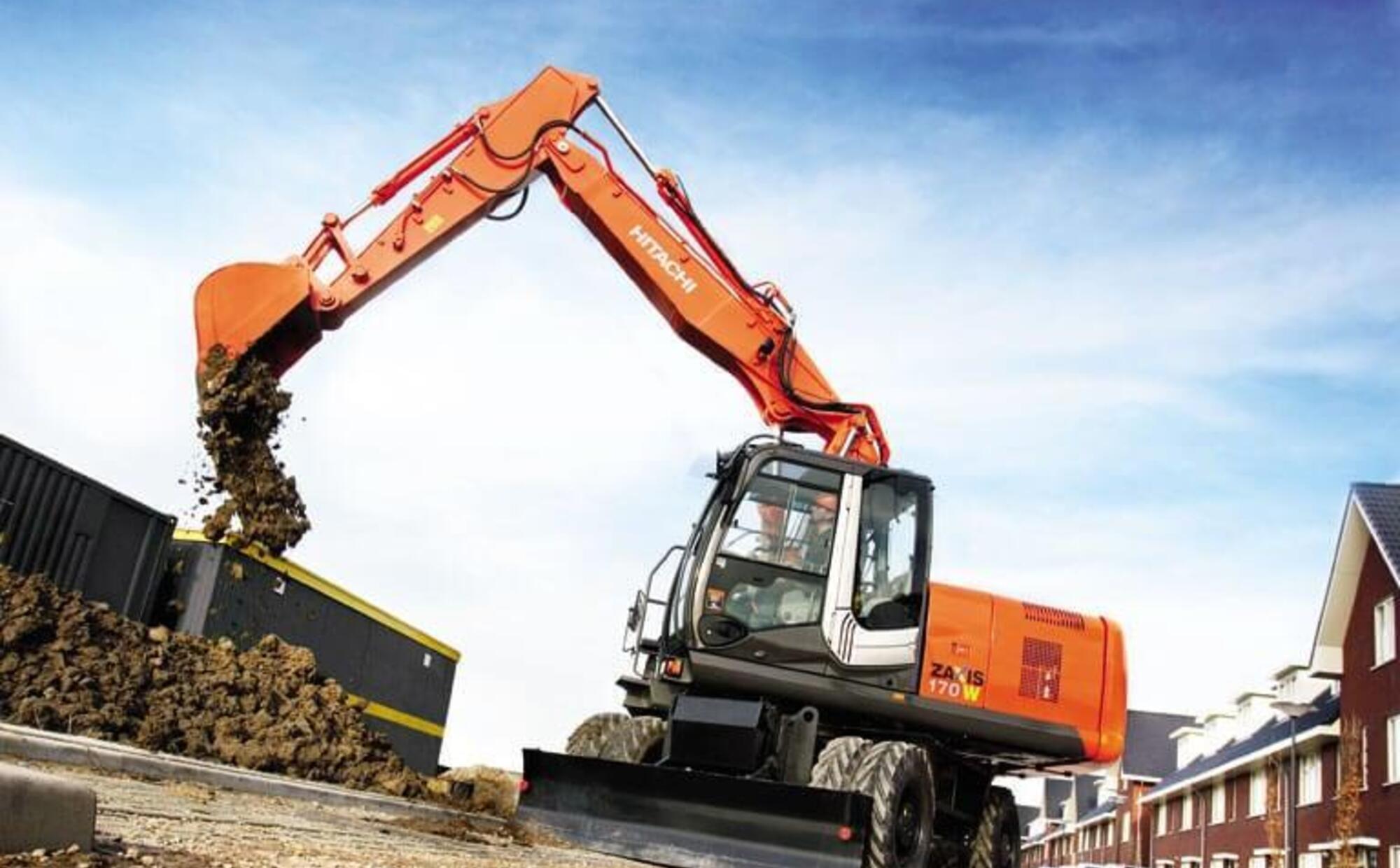 Аренда колесного экскаватора Hitachi ZX170W-3