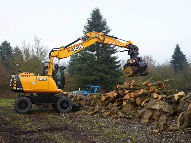 Аренда колесного экскаватора JCB JS145W