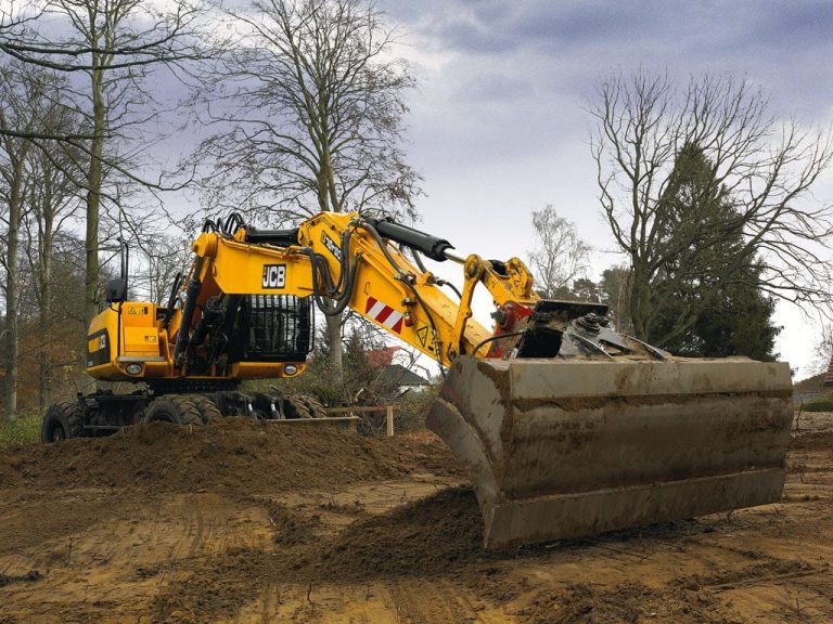 Аренда колесного экскаватора JCB JS 160