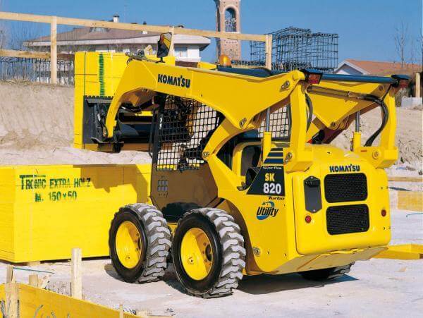Аренда мини-погрузчика Komatsu SK820-5