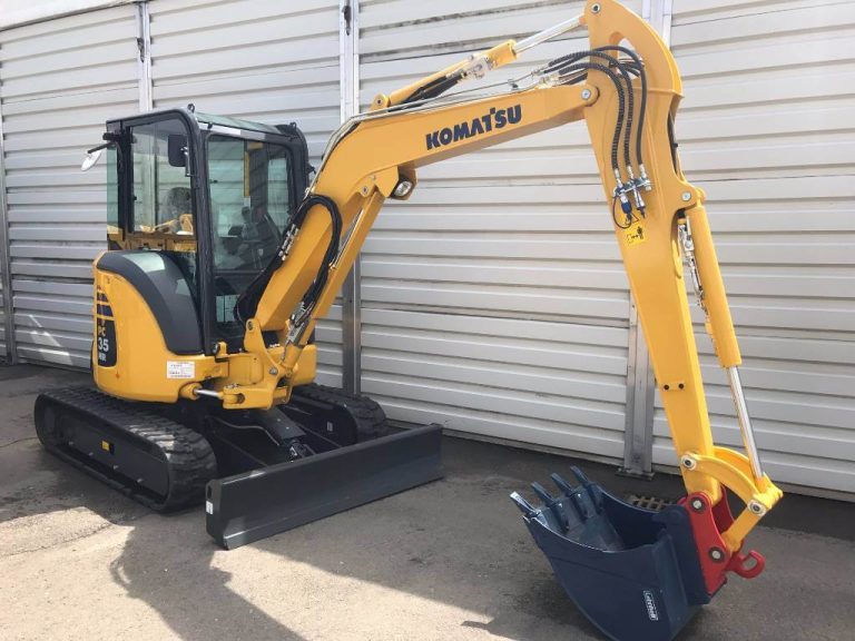 Аренда мини-экскаватора Komatsu PC35MR-3