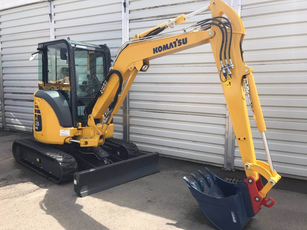 Аренда мини-экскаватора Komatsu PC35MR-3