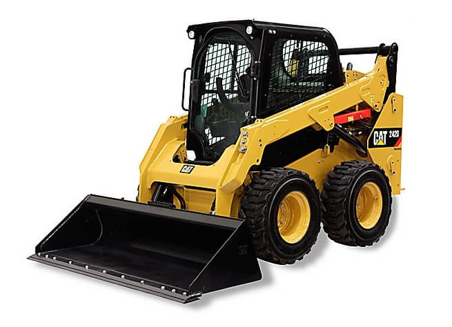 Аренда мини-погрузчика Caterpillar 242D