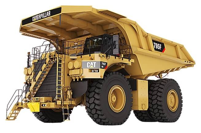 Аренда самосвала Caterpillar 795F AC