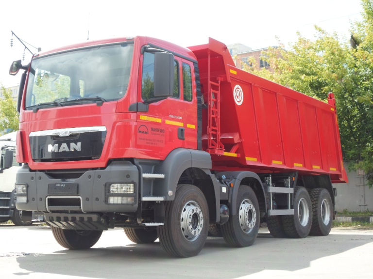 Аренда самосвала 40 тонн MAN TGS 33.480
