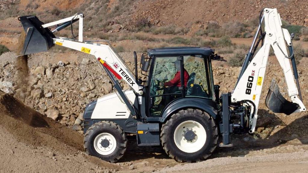 Аренда экскаватора-погрузчика Terex 860 — фото 2