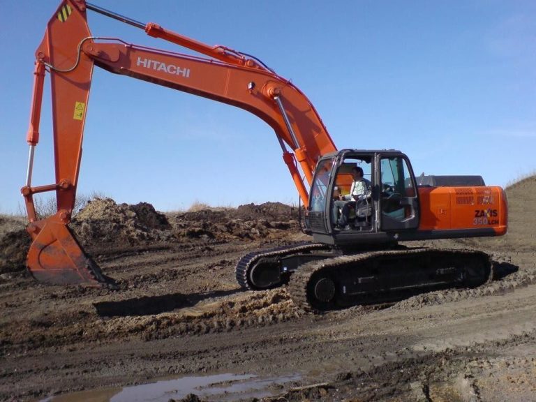 Аренда полуболотного гусеничного экскаватора HITACHI ZX 350 H