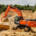 Аренда полуболотного гусеничного экскаватора HITACHI ZX 350 H