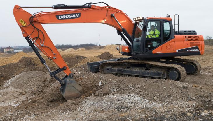 Аренда гусеничного экскаватора Doosan DX225