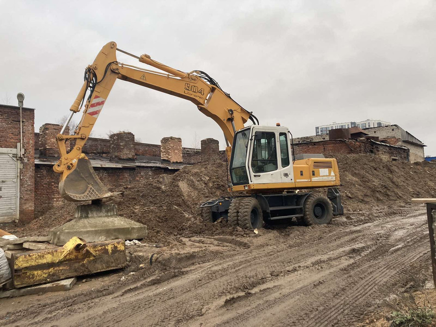 Аренда колесного экскаватора Liebherr A904