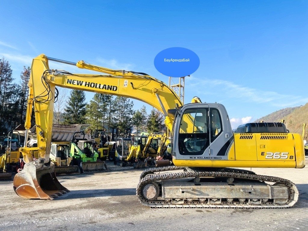 Аренда длиннорукого гусеничного экскаватора New Holland 265 (стрела 17 м) — фото 2